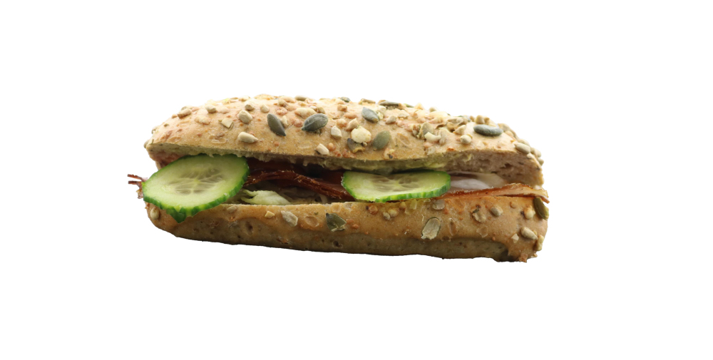Sandwich pain aux graines : Jambon cru